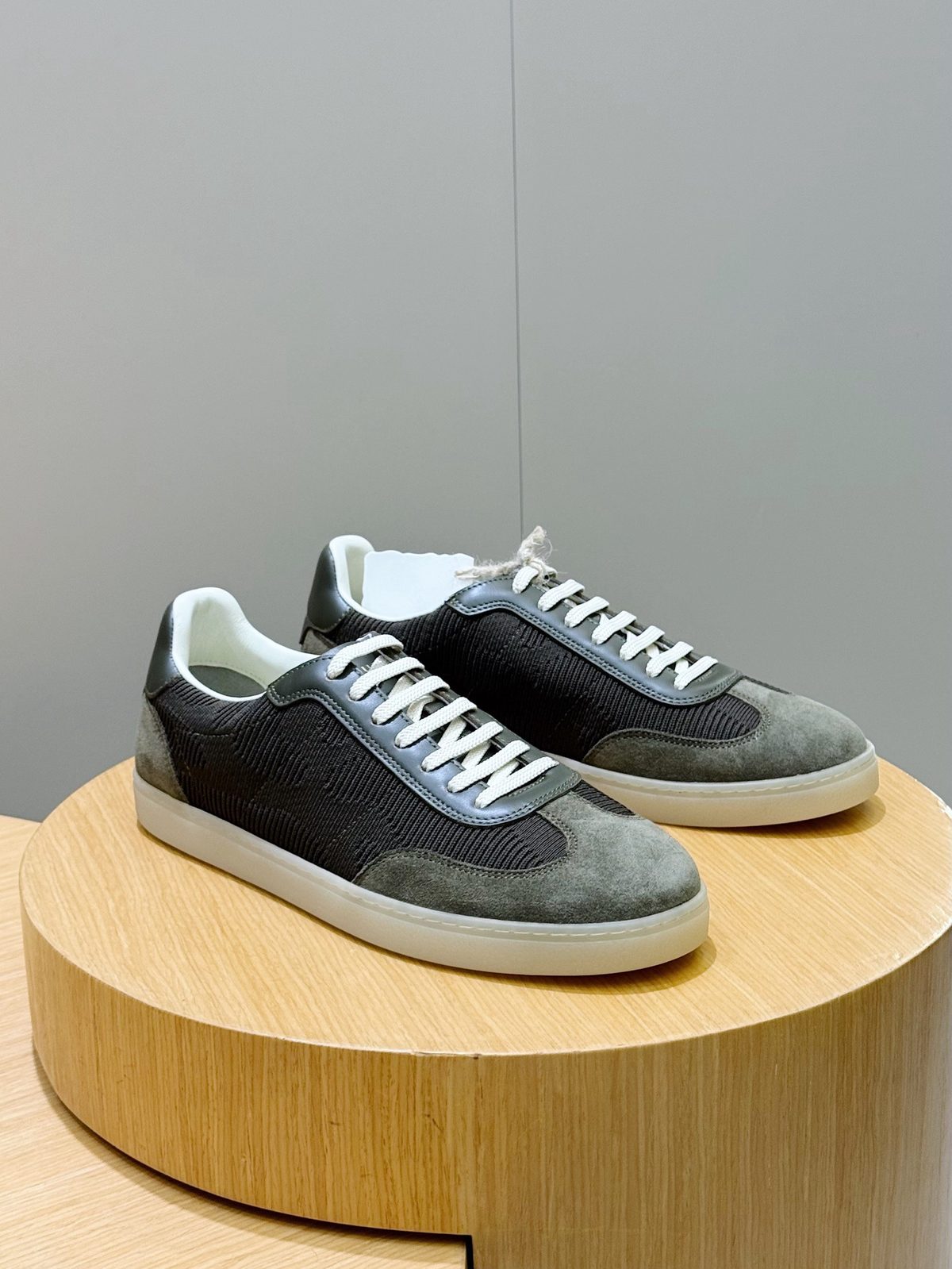 Allo Cucina Leather Suede Sneakers