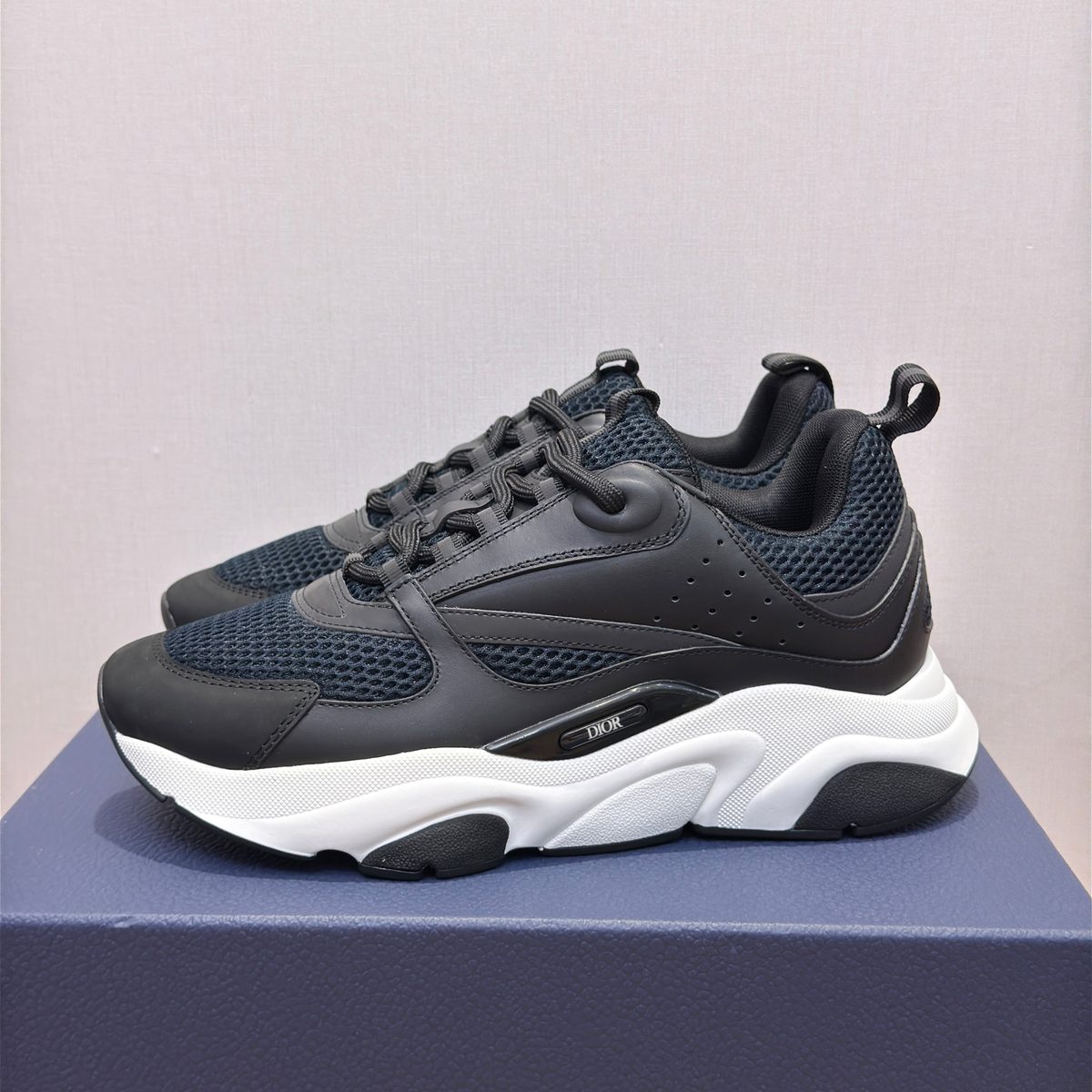 Dior B22 Chunky Sneaker Black White