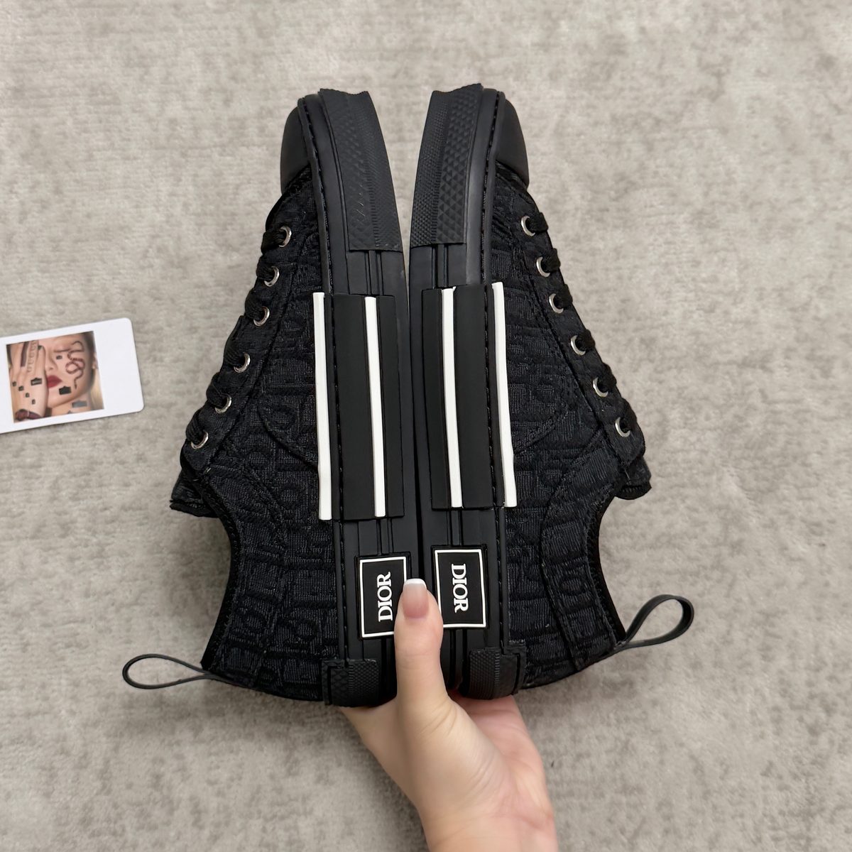Dior B23 Low Black Canvas