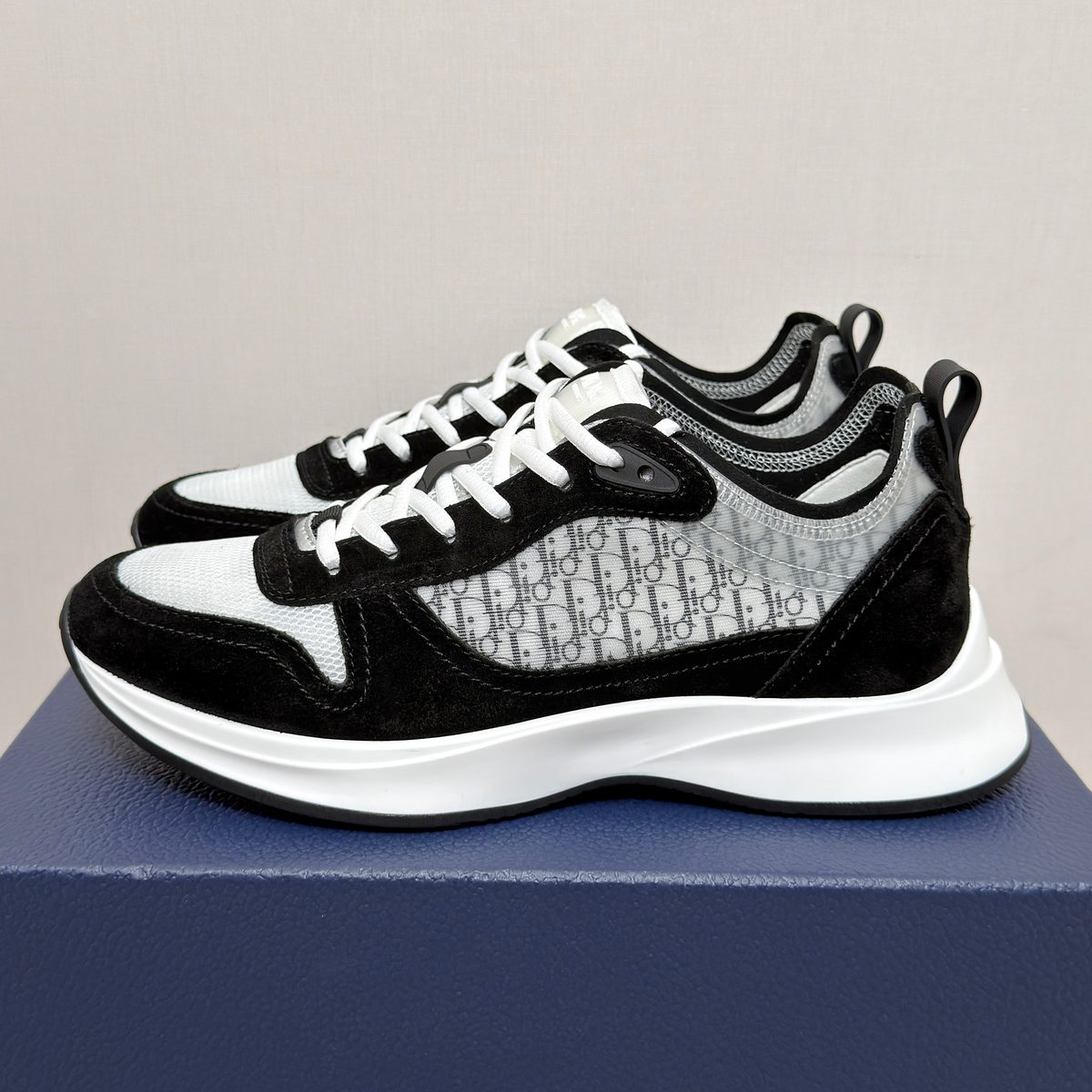 Dior B27 Low-Top Sneakers Black White