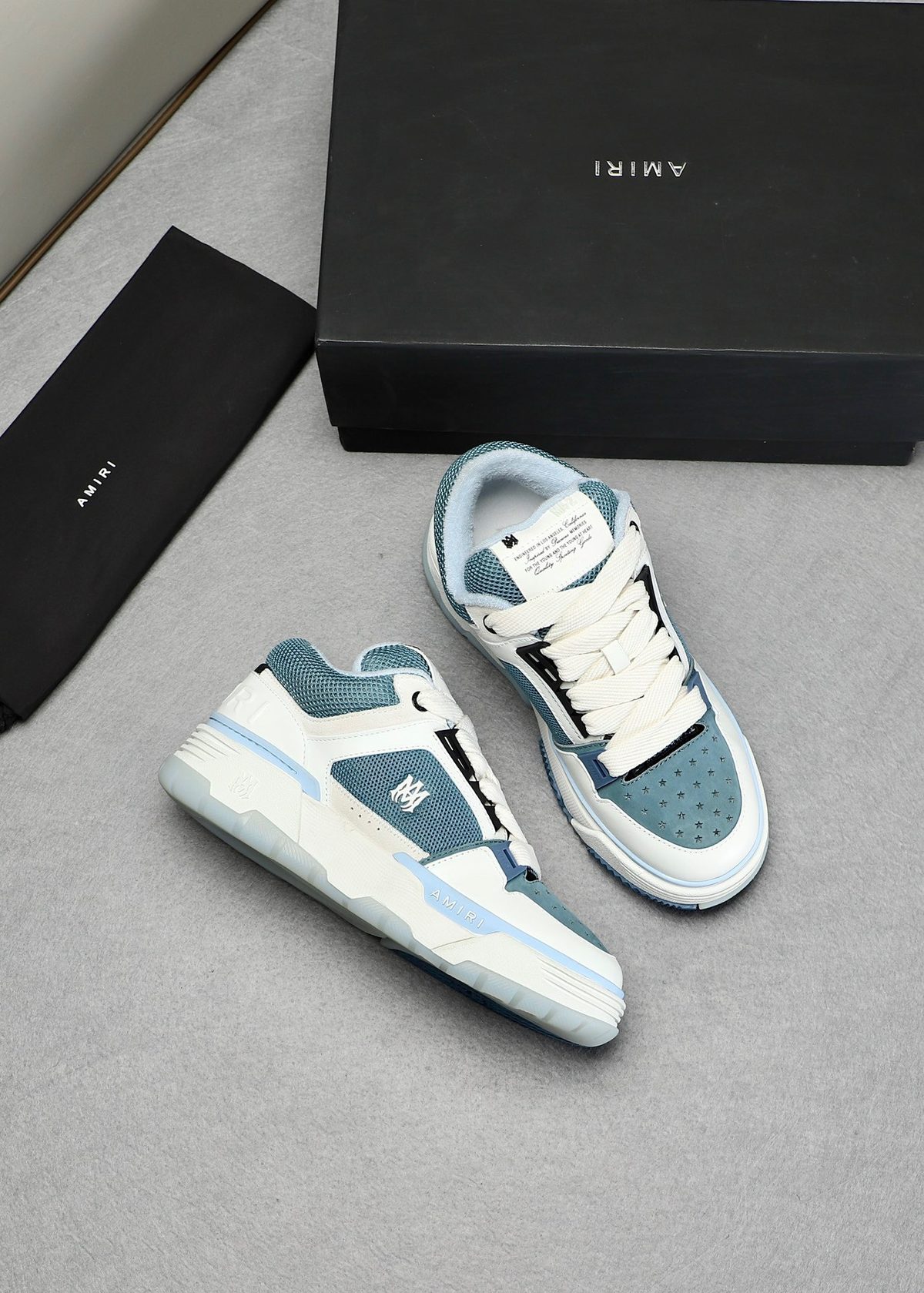 Amiri Leather Low-Top Sneakers