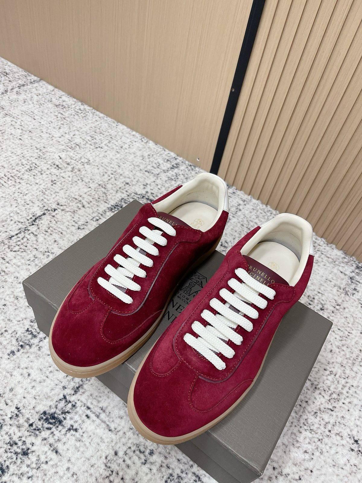 Brunello Cucinelli Suede Low-Top Sneakers
