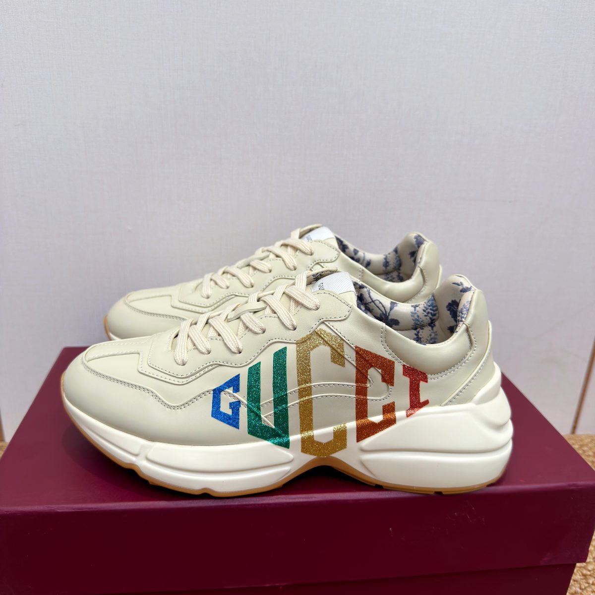 Gucci Rhyton Gucci Print White