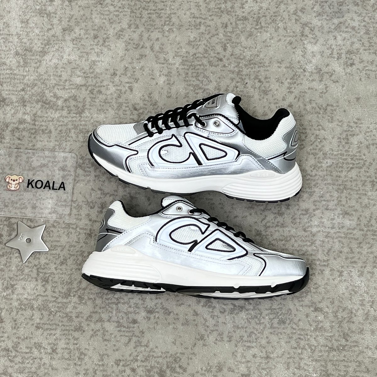 Dior B30 White Silver