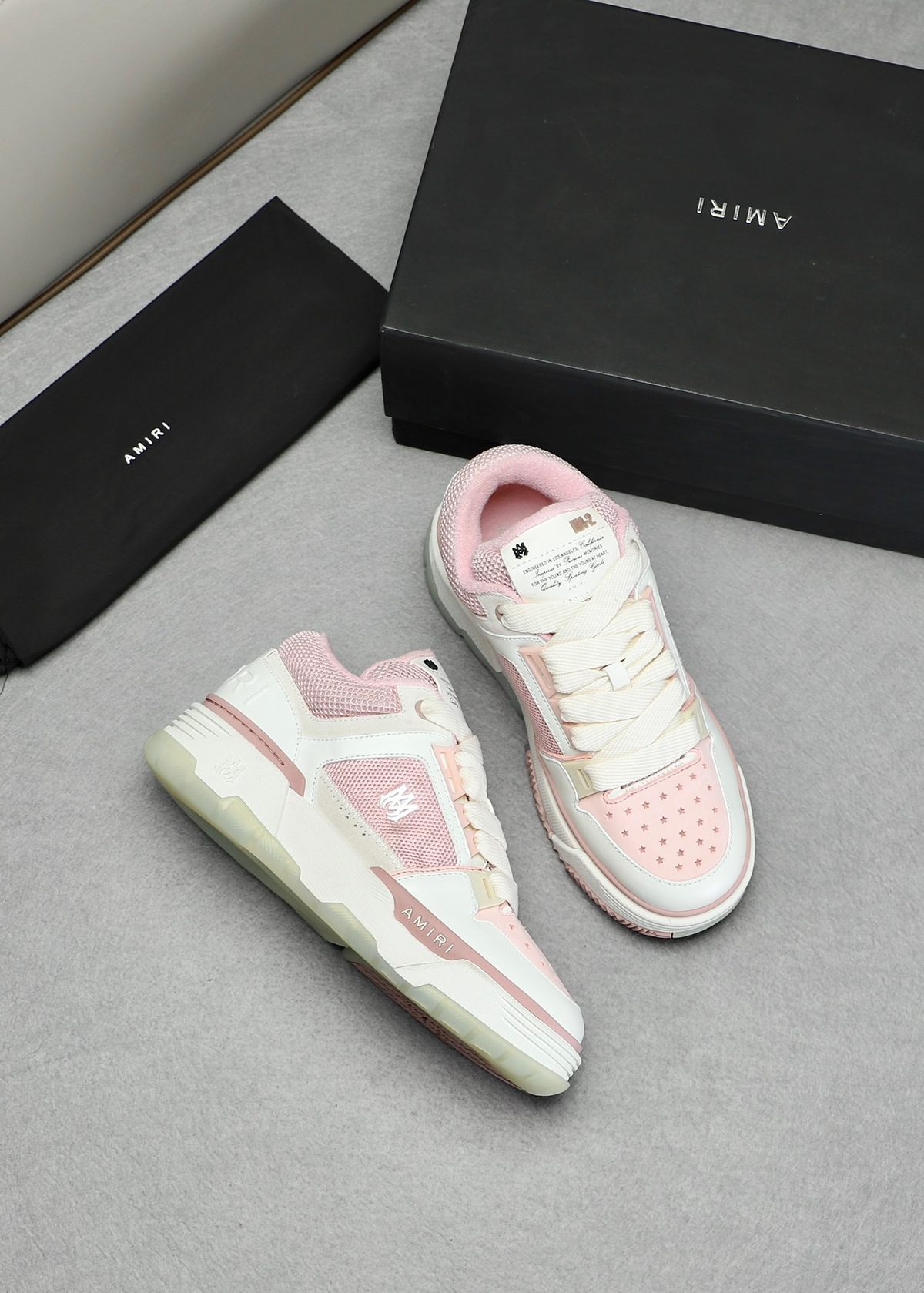 Amiri MA-2 Pink Star Sneakers