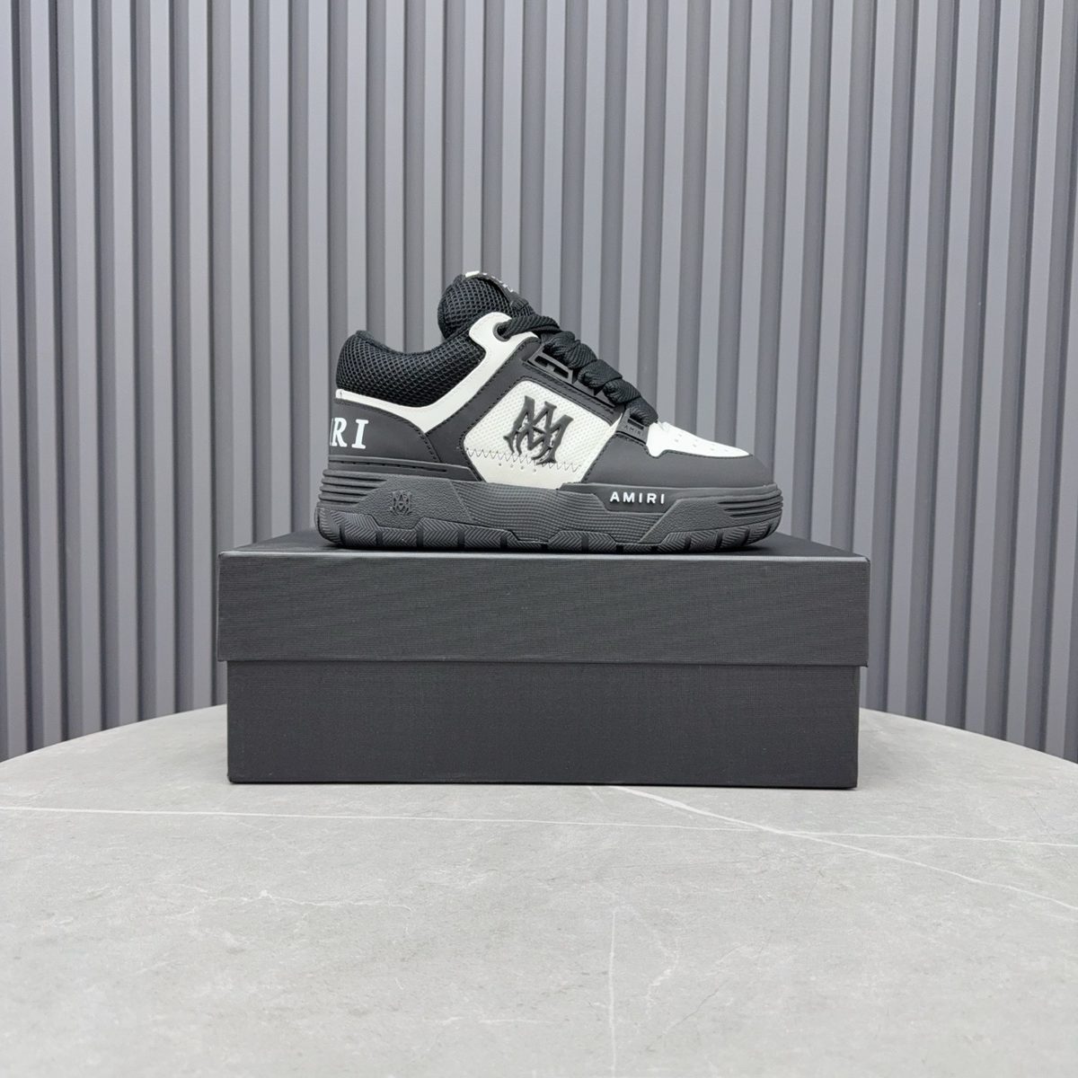 Amiri MA-1 Black White Low-Top Sneakers