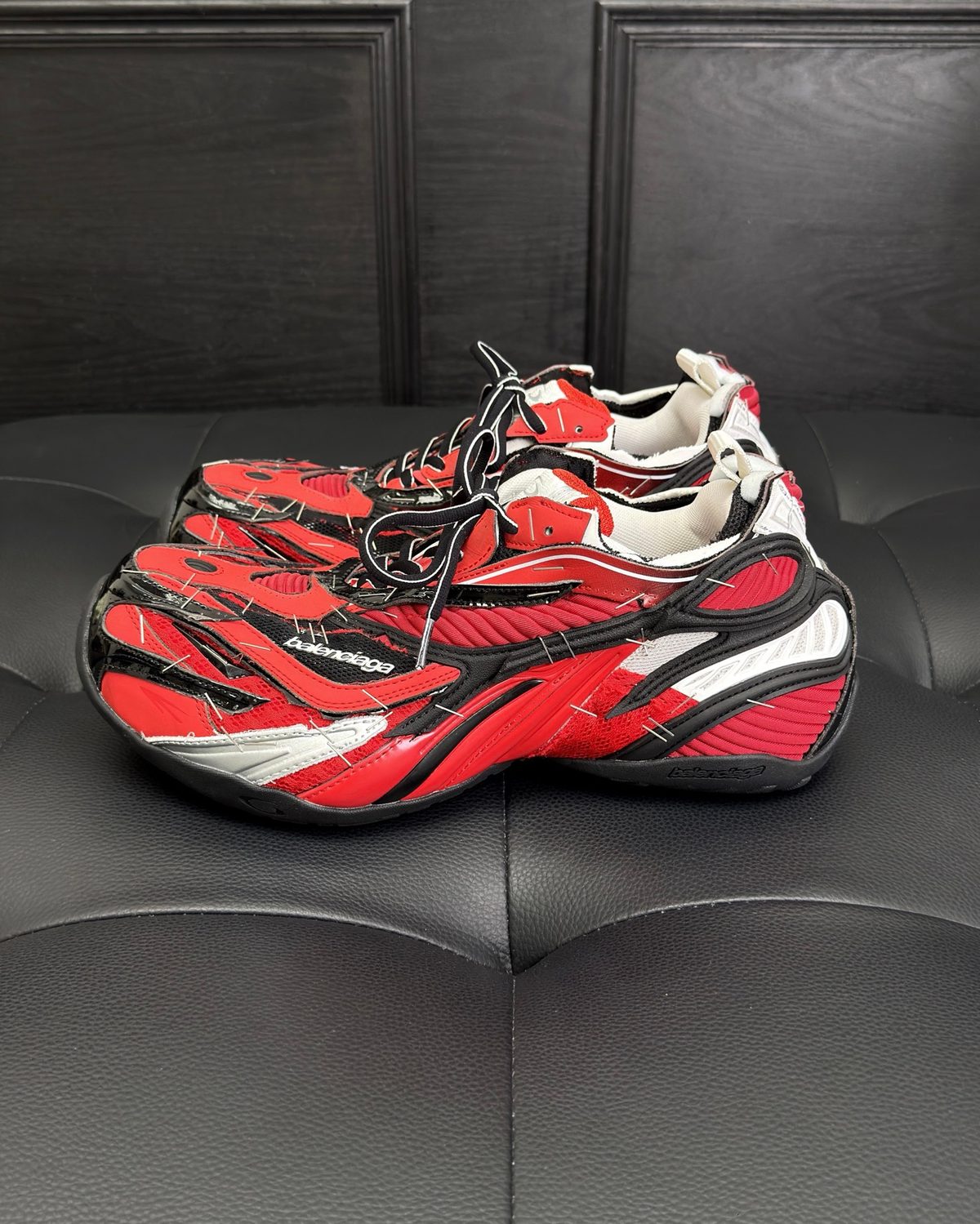 Balenciaga Triple S Red Black White