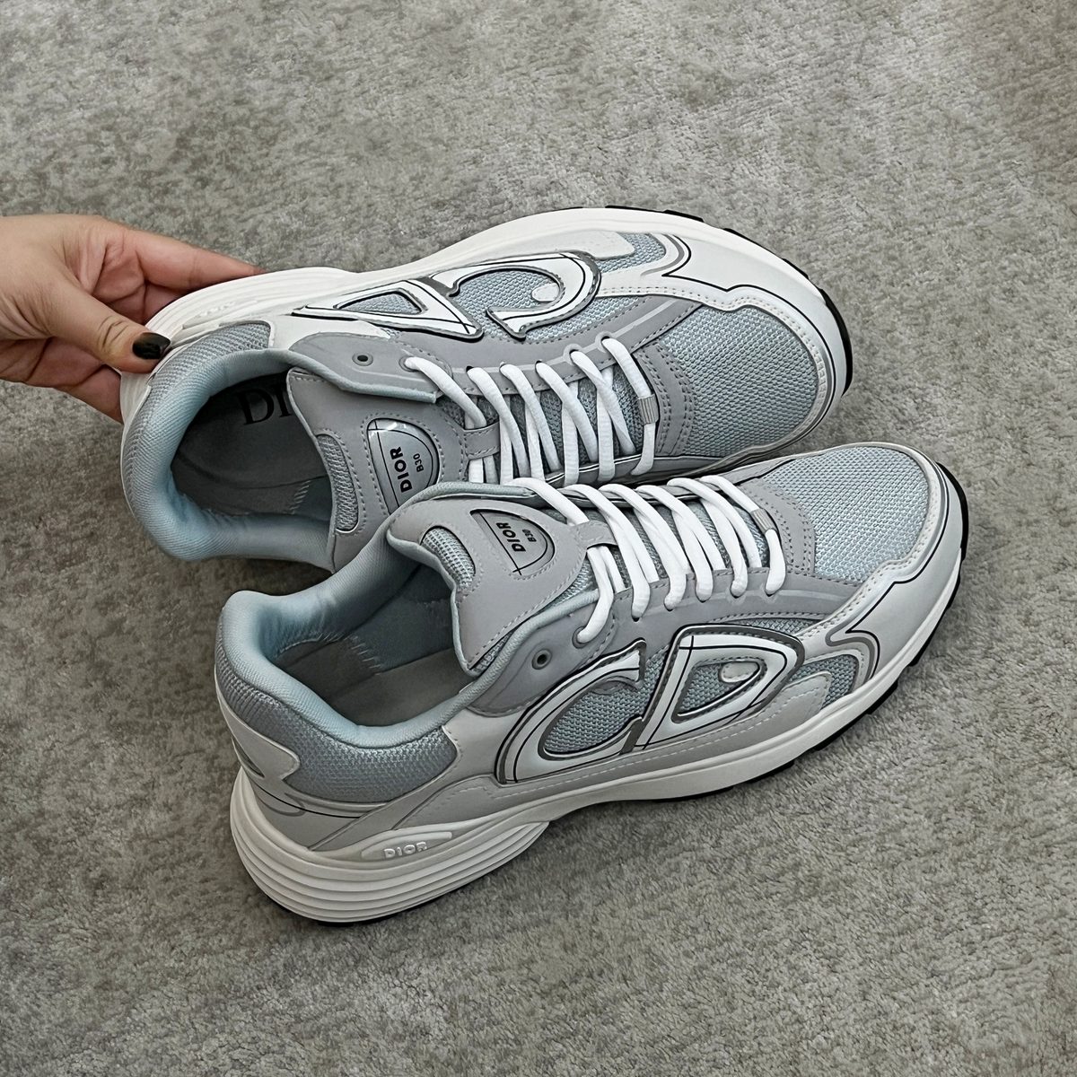 Dior B30 Grey White