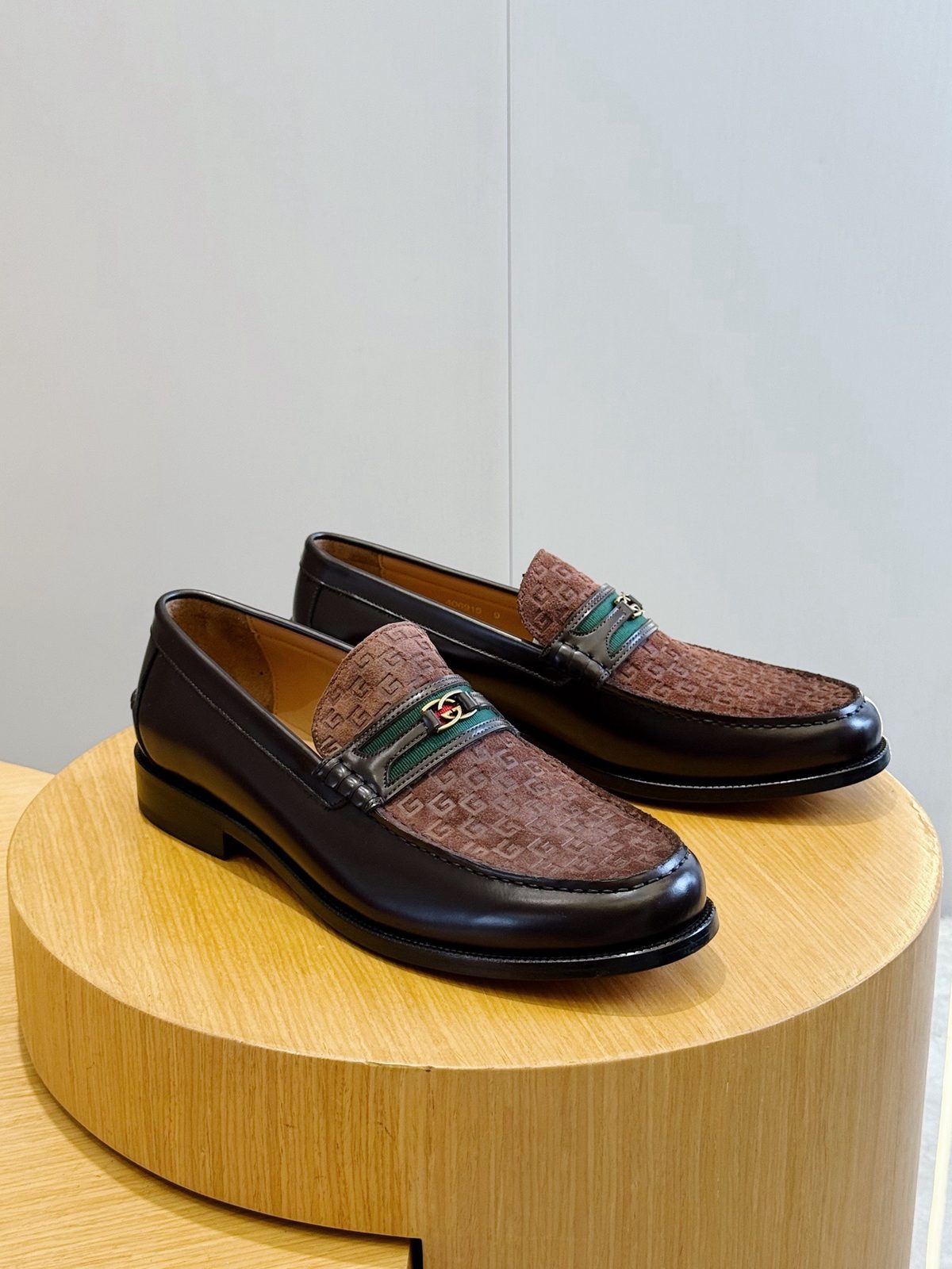 Gucci GG Loafers with Web Stripe Detail