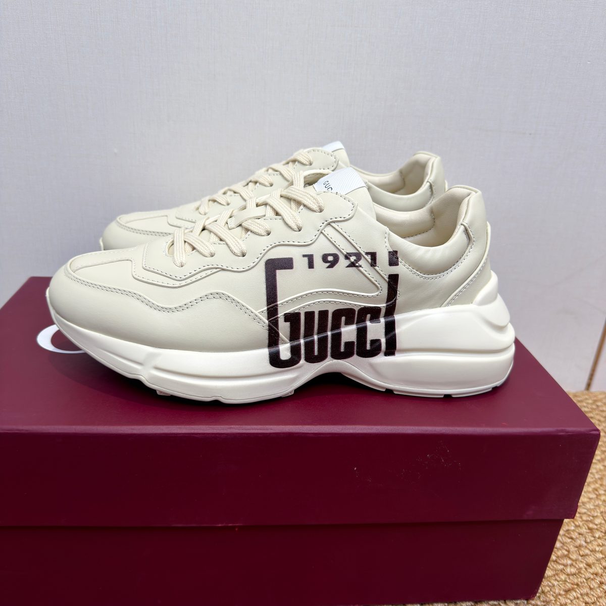 Gucci 1921 Chunky Leather Sneaker