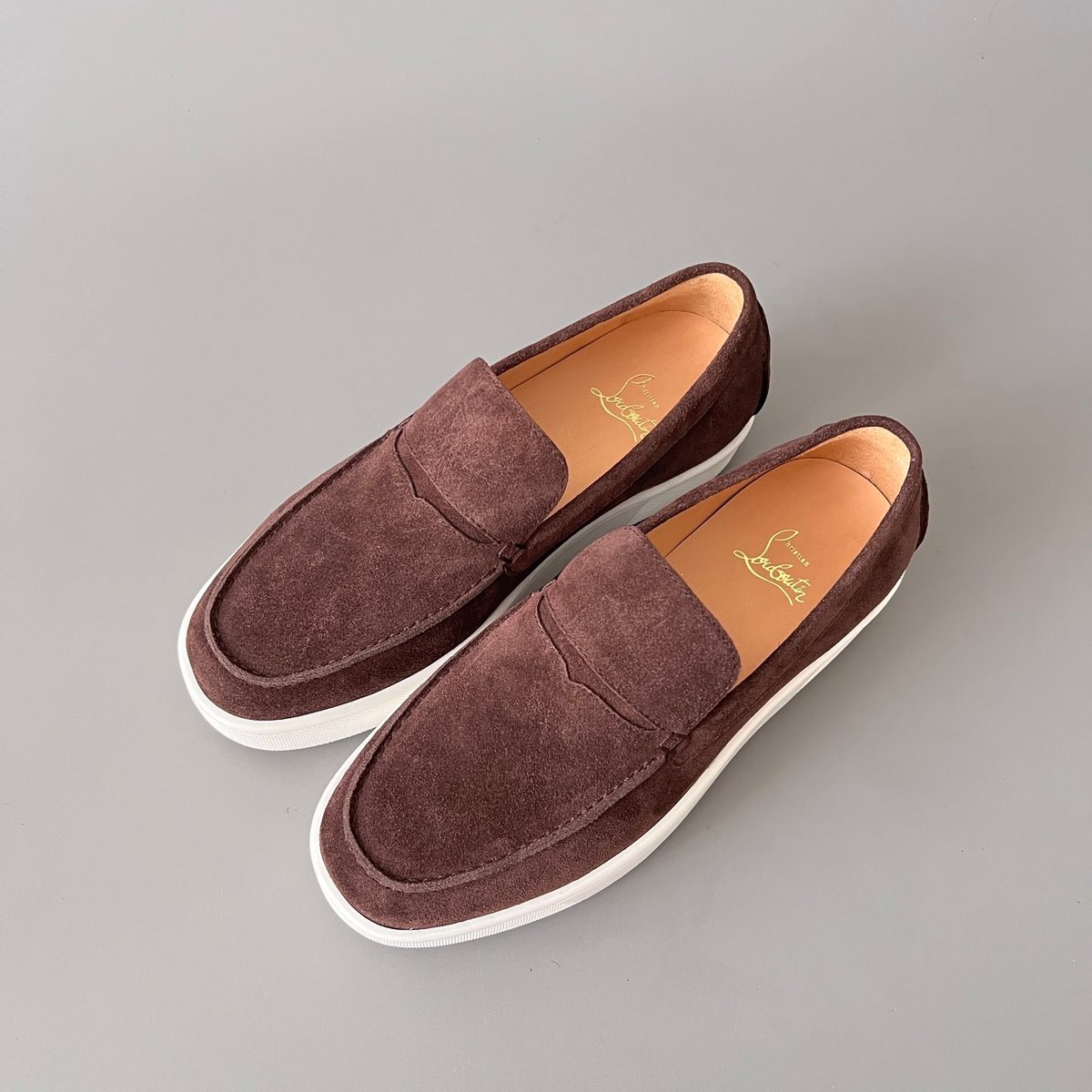 Christian Louboutin Suede Loafer Sneakers
