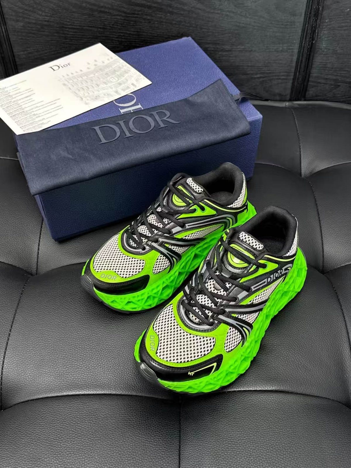 Dior B22 Neon Yellow/Lime Green