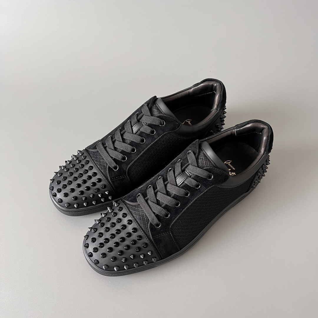 Christian Louboutin Spike Low-Top Sneakers