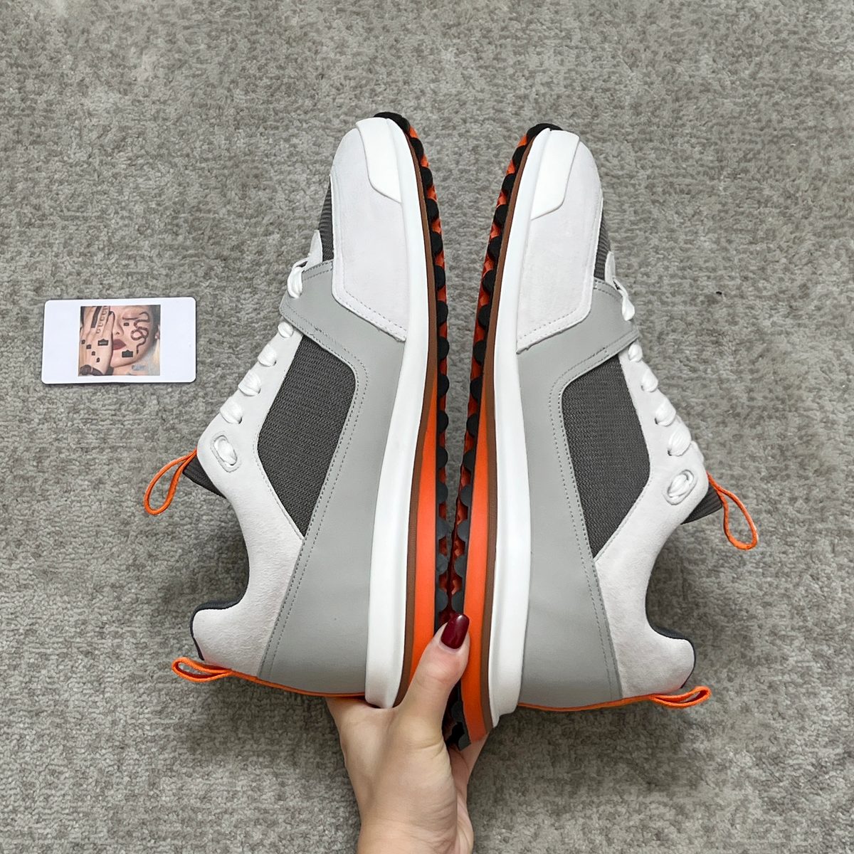 Women's Color-Block Leather Sneakers