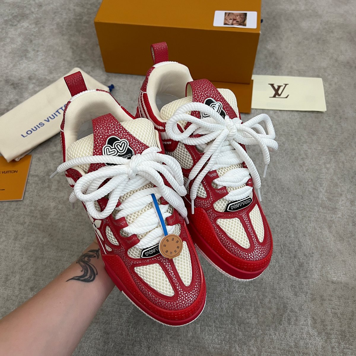 Louis Vuitton LV Archlight Red Sneakers