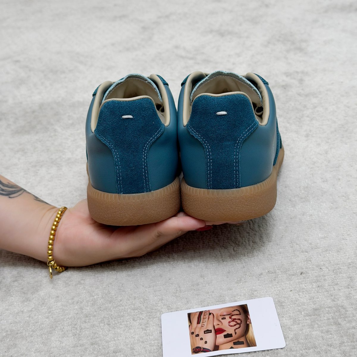 Maison Margiela Replica Suede Leather Sneakers