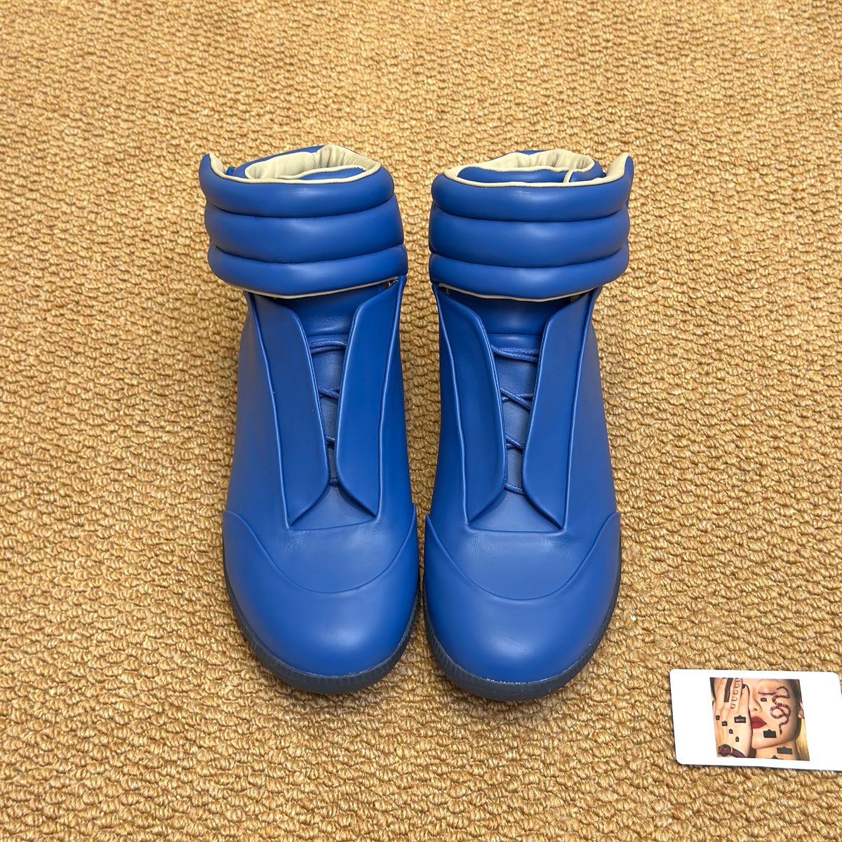 Maison Margiela Replica High-Top Boots Blue