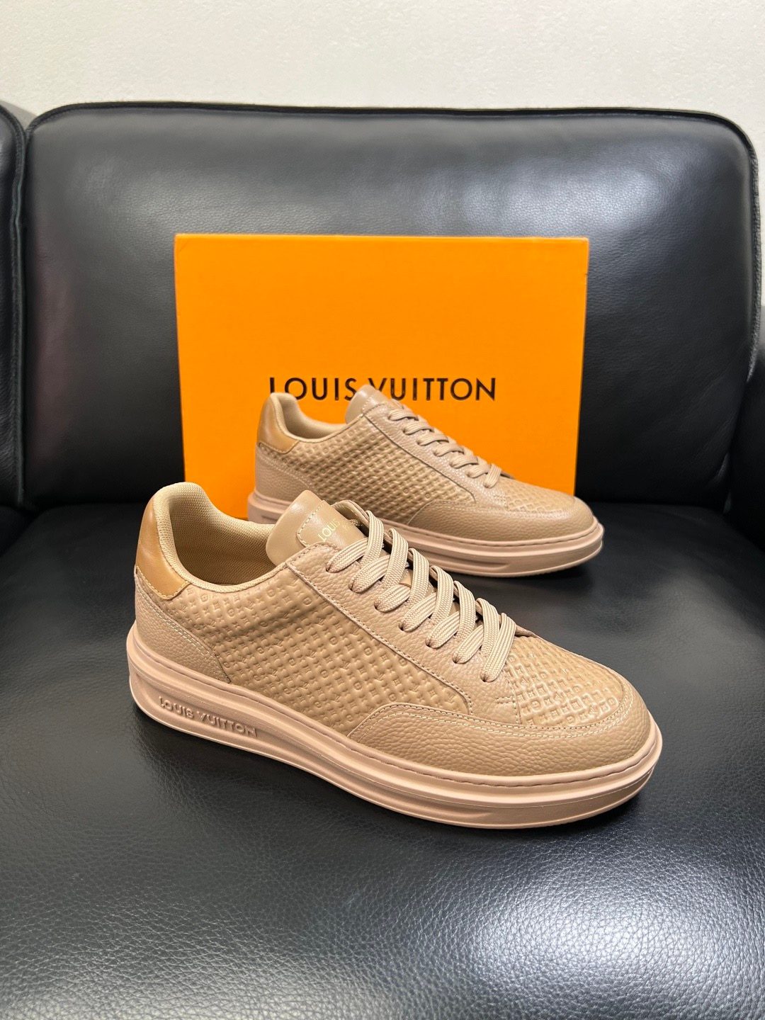 Louis Vuitton Damier Quilted High-Top Sneakers