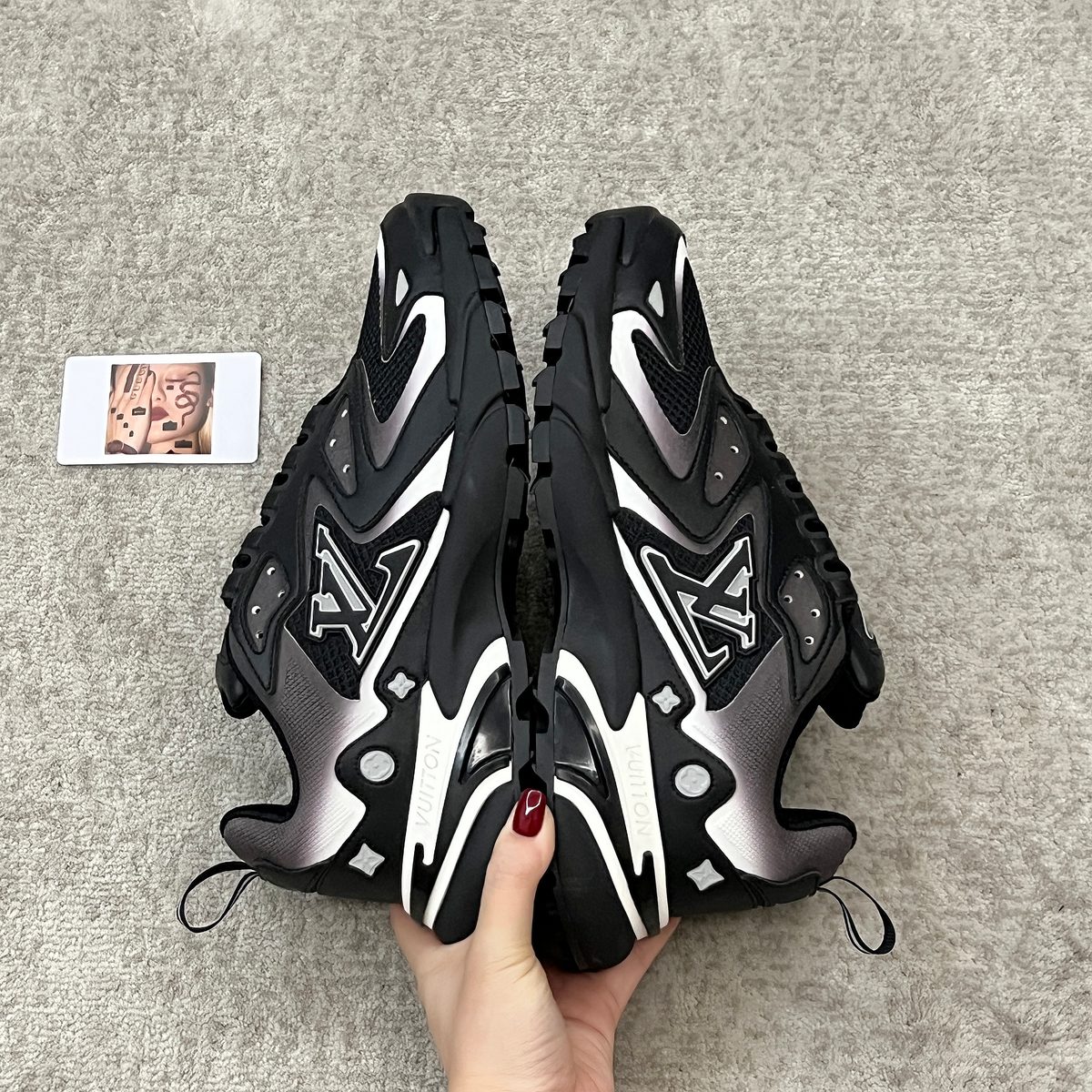 Black and White Athletic Sneakers