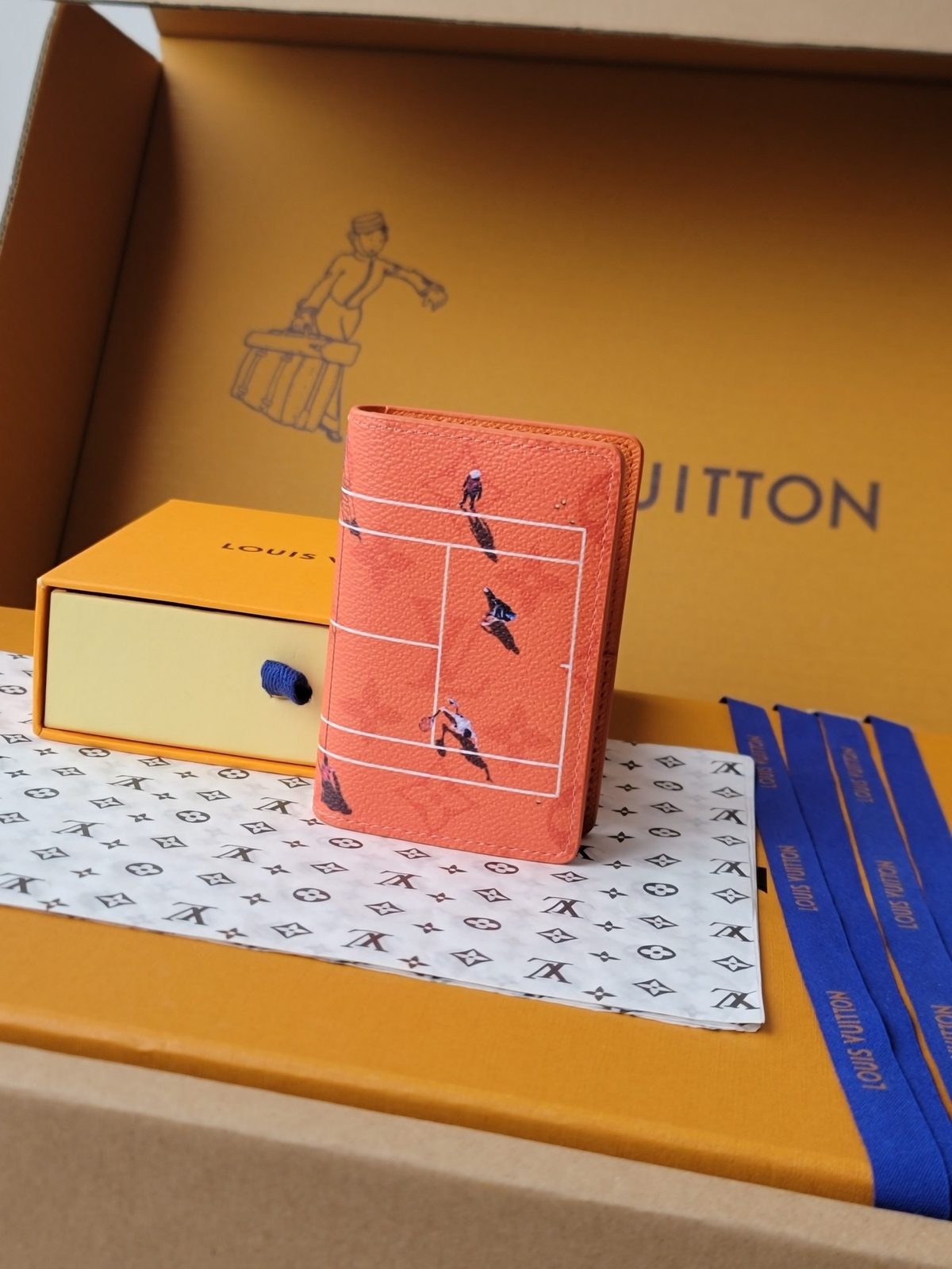 Louis Vuitton Tennis Court Leather Wallet