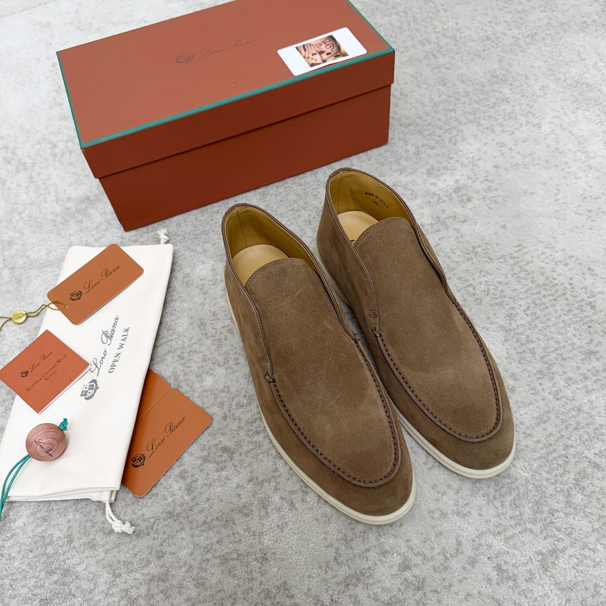 Loro Piana Suede Loafer Shoes