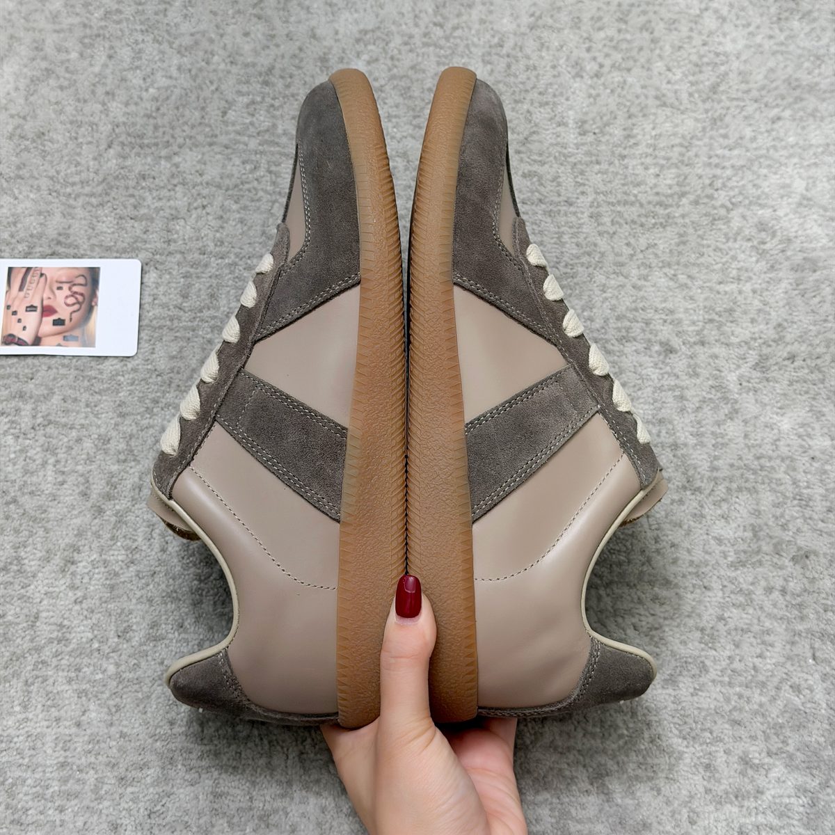 Veja V-10 Leather Suede Sneakers