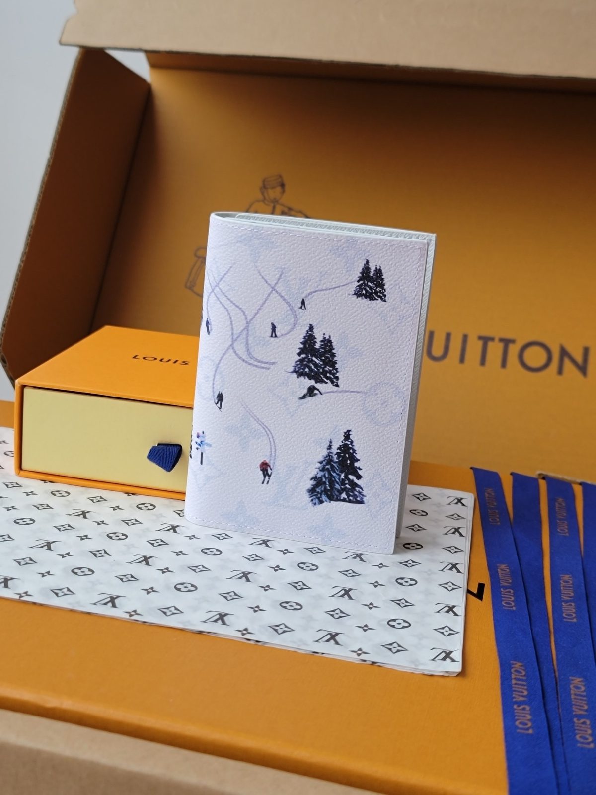 Louis Vuitton Monogram Winter Ski Notebook