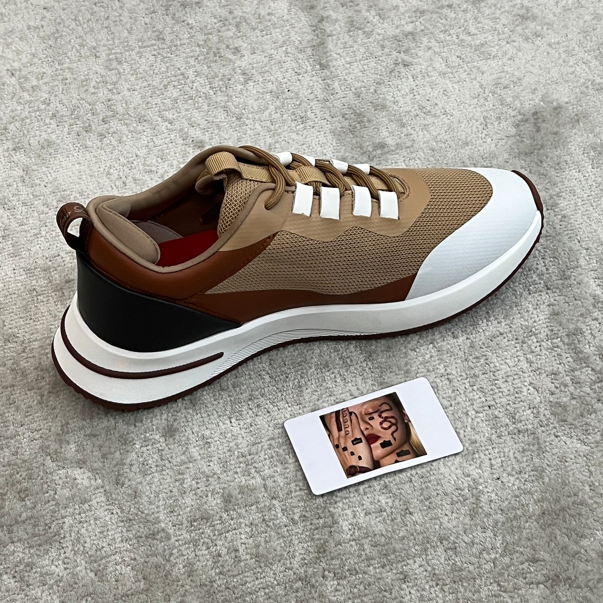 Men's Colorblock Lace-Up Athletic Sneakers