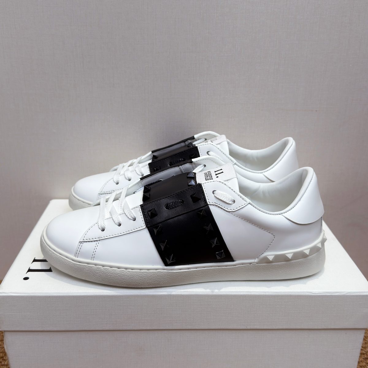 11 by Boris Bidjan Saberi Studded Leather Sneakers