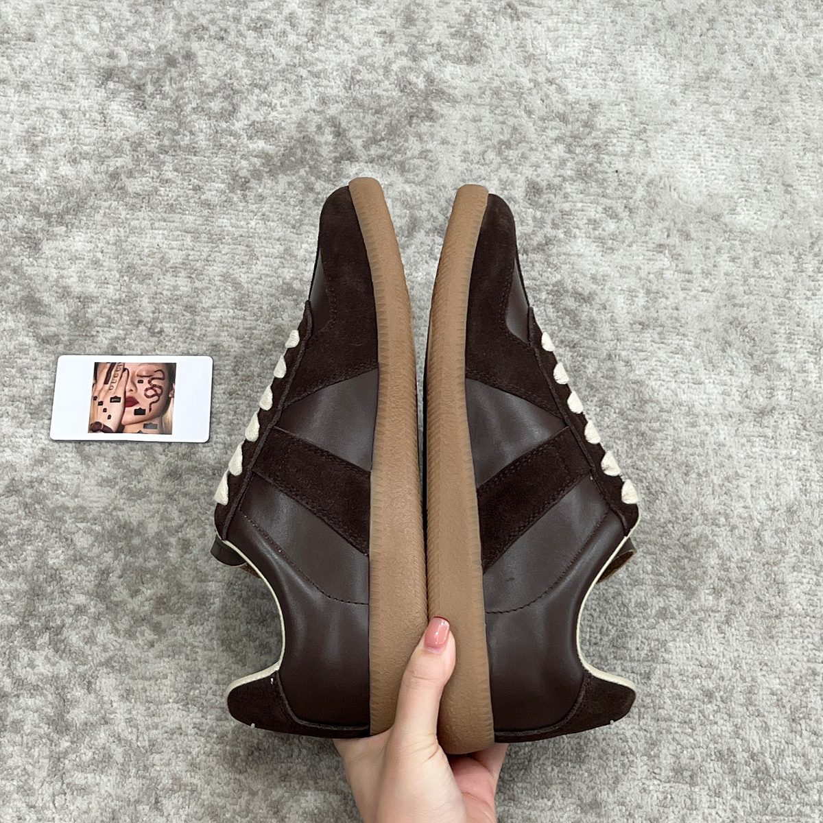 Maison Margiela Replica Leather Suede Sneakers