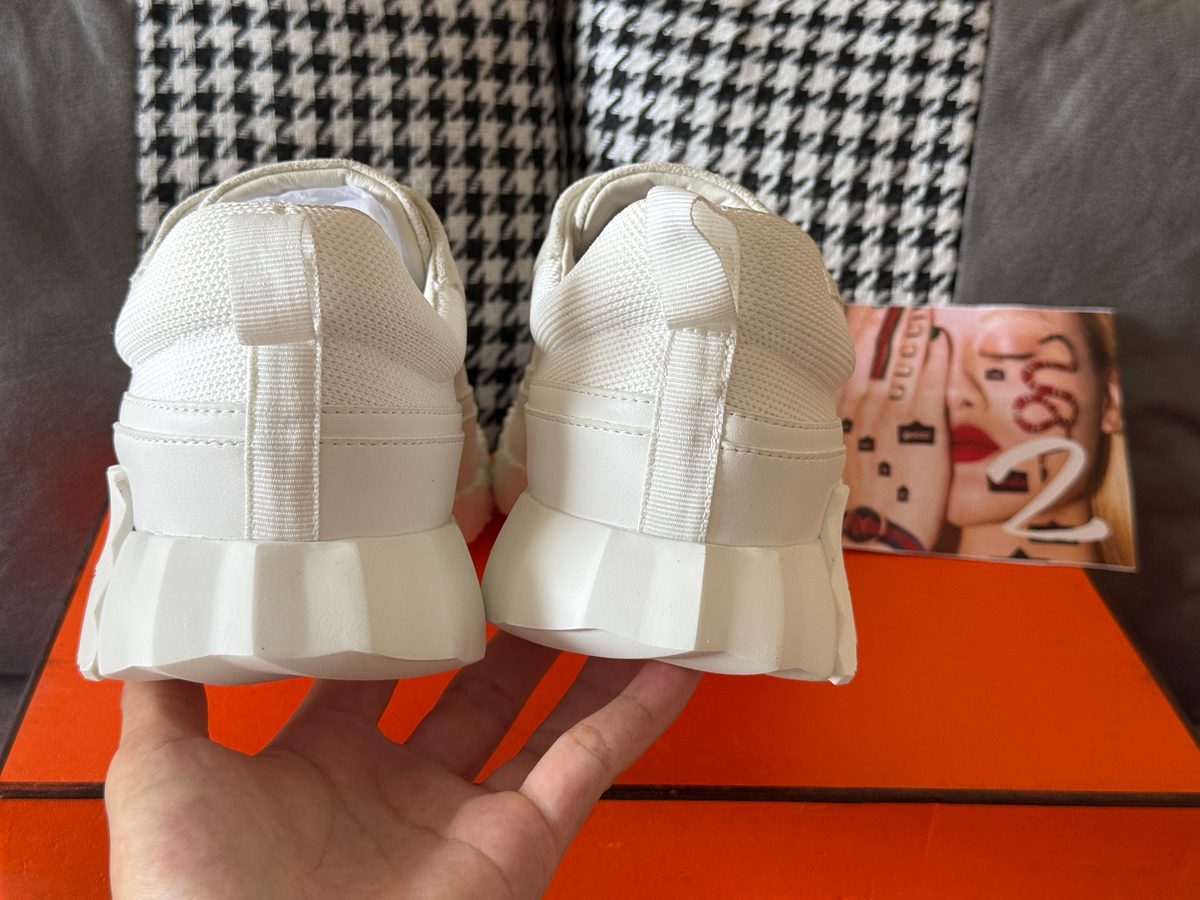 Gucci Women's White Canvas Sneakers