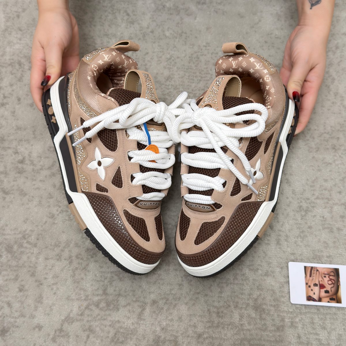 Louis Vuitton Monogram High-Top Sneakers