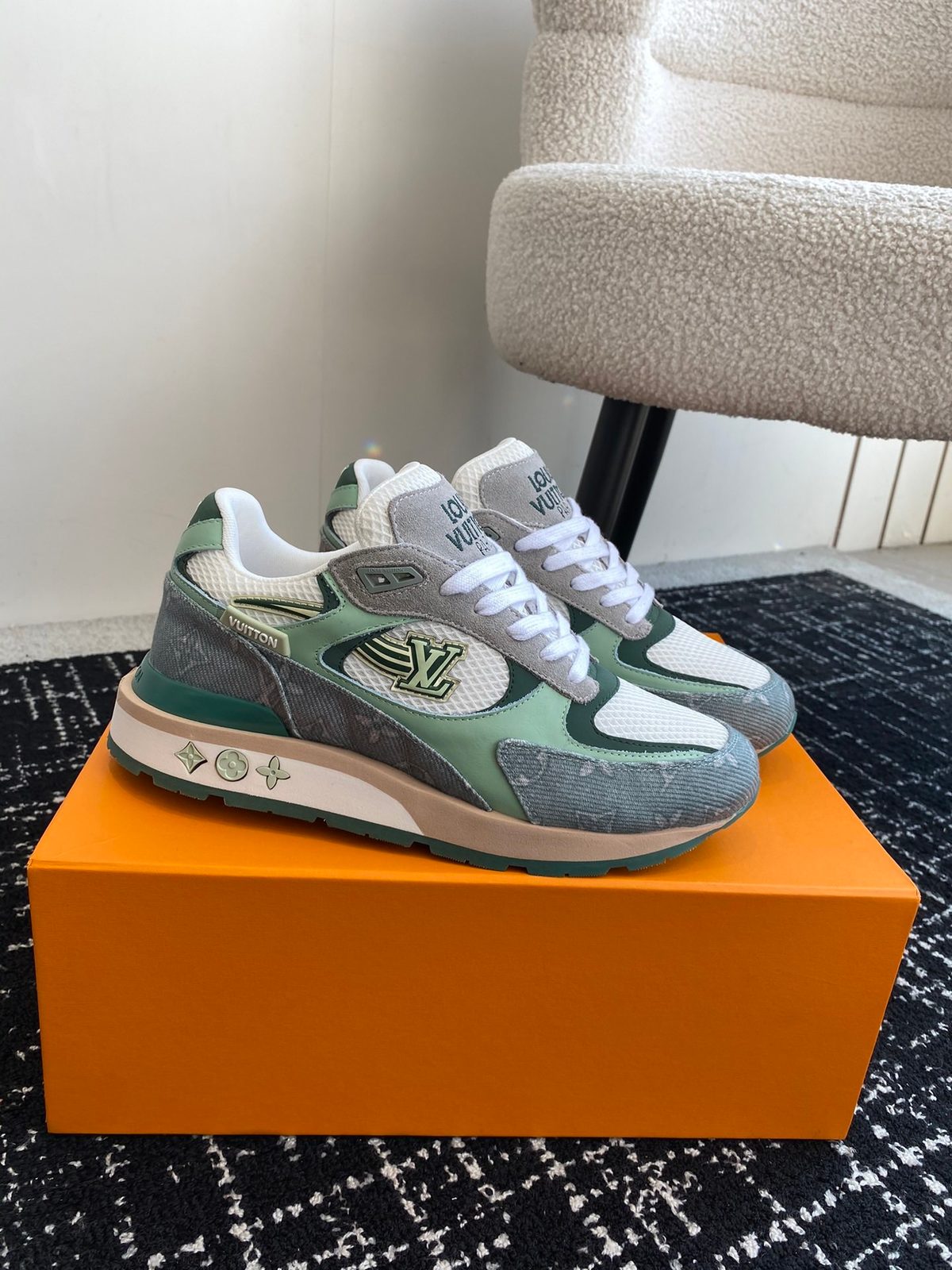 Louis Vuitton Run Away Sneakers Green