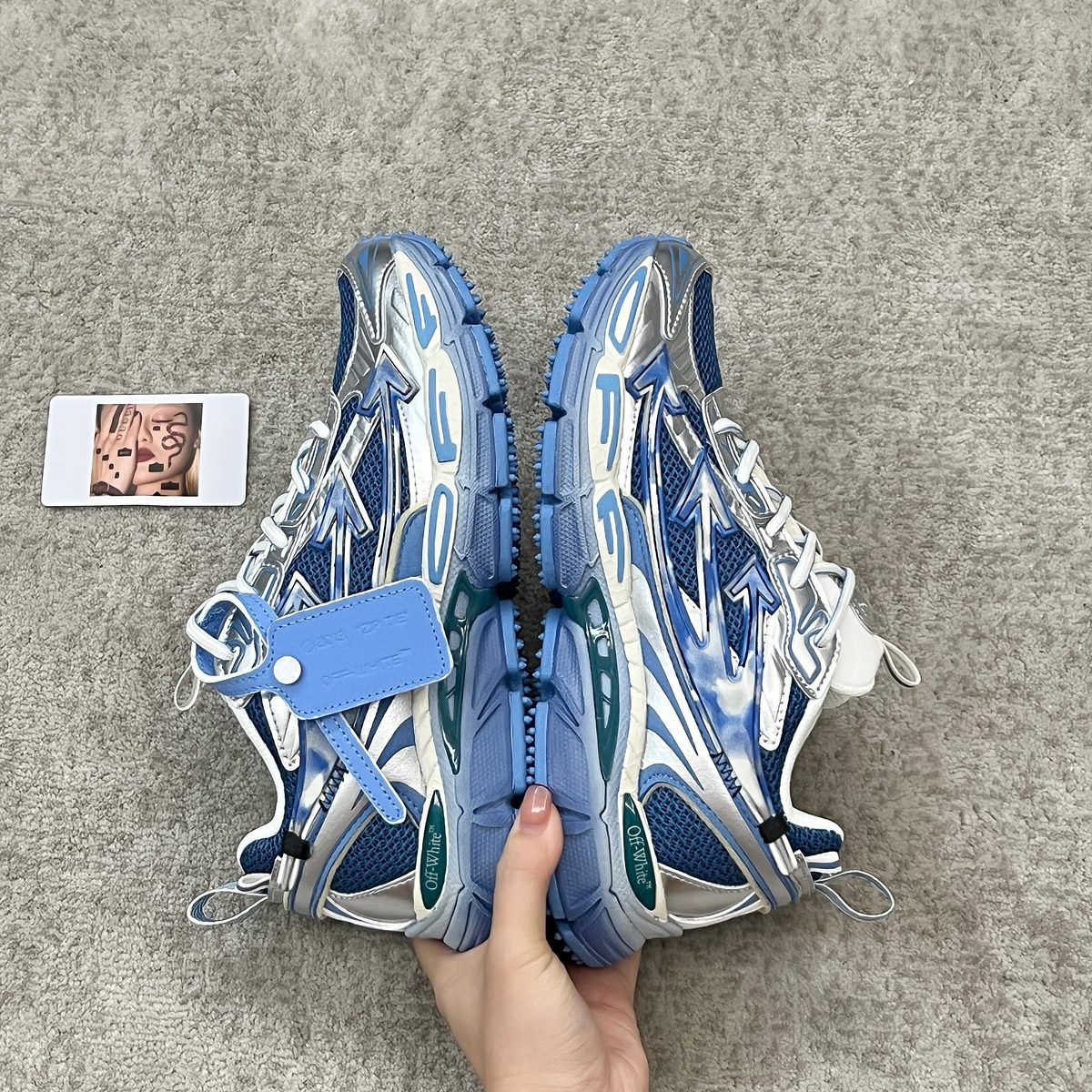 Asics Gel-Kayano 14 White Navy Blue