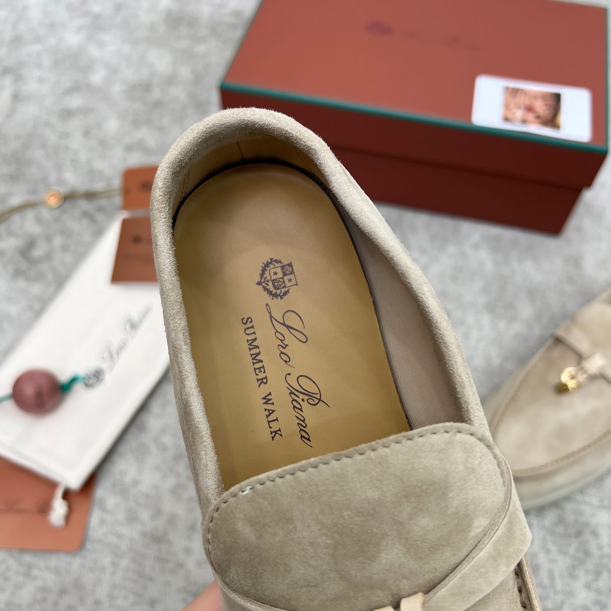 Loro Piana Summer Walk Suede Loafer