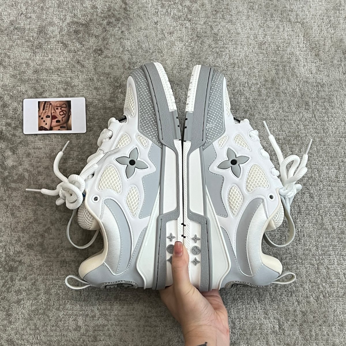 Louis Vuitton Monogram Leather Sneakers
