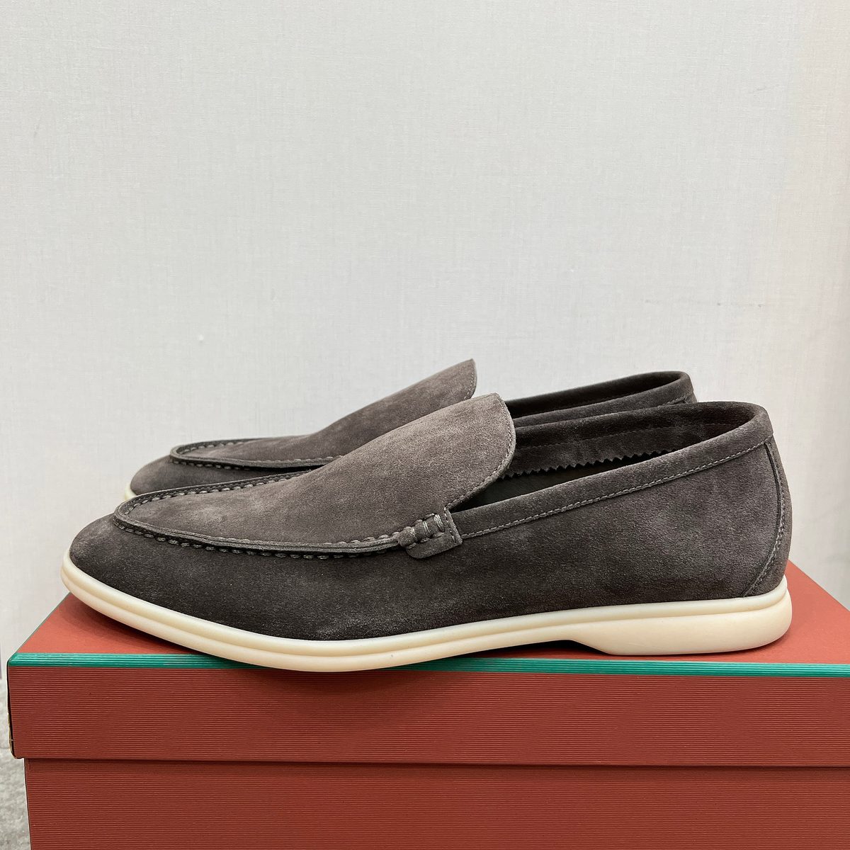 Loro Piana Summer Walk Suede Loafers