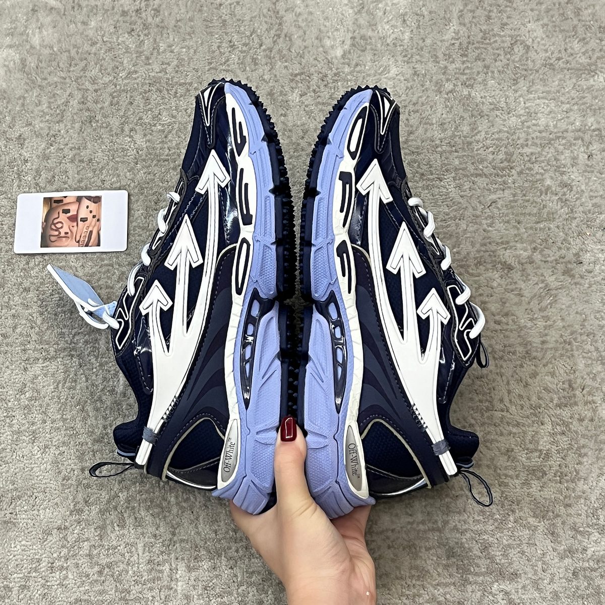 Balenciaga Triple S Navy White Periwinkle