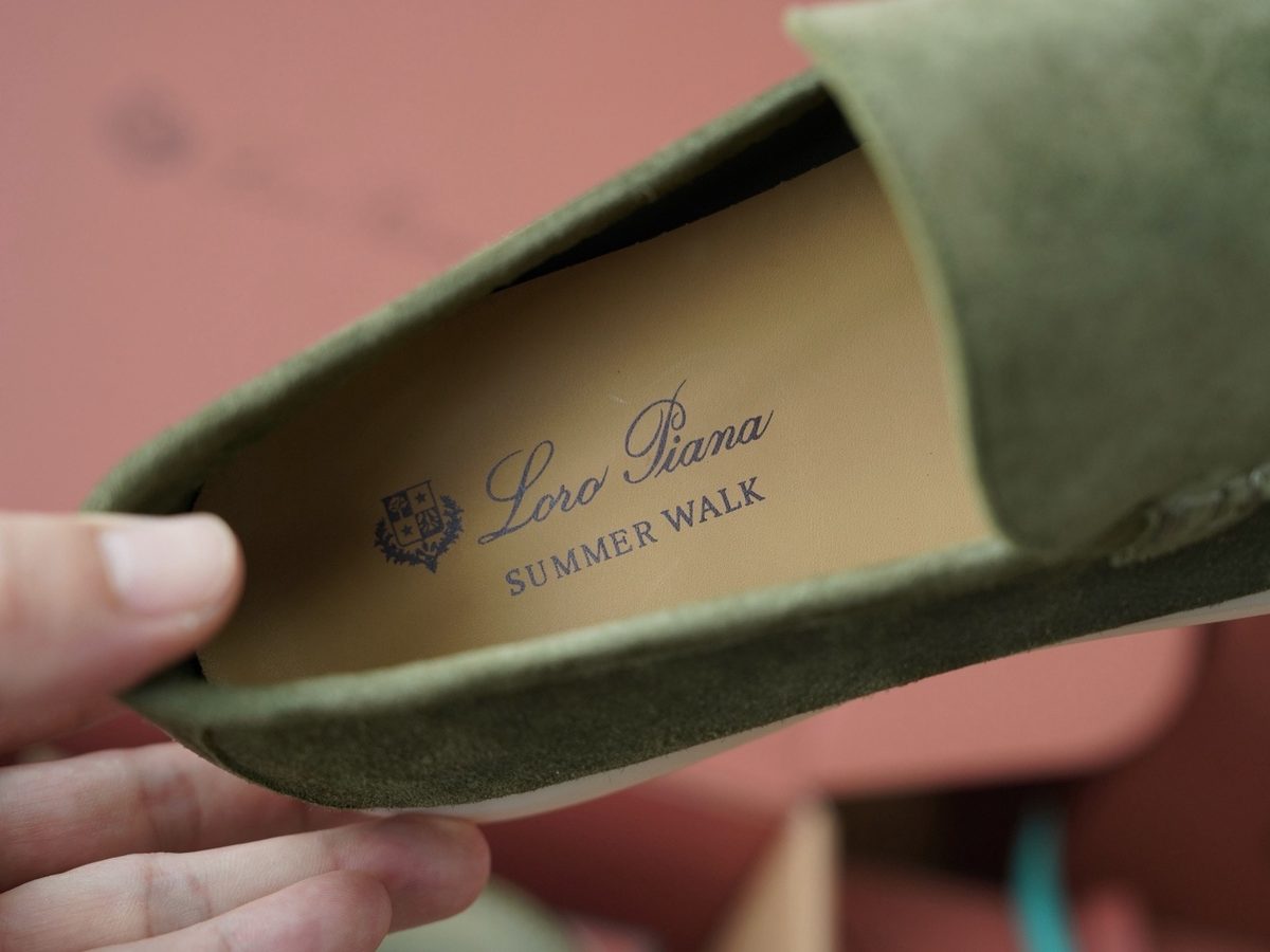 Loro Piana Summer Walk Suede Loafers