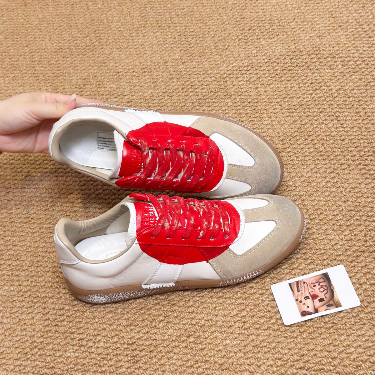 Maison Margiela Replica Leather Sneakers