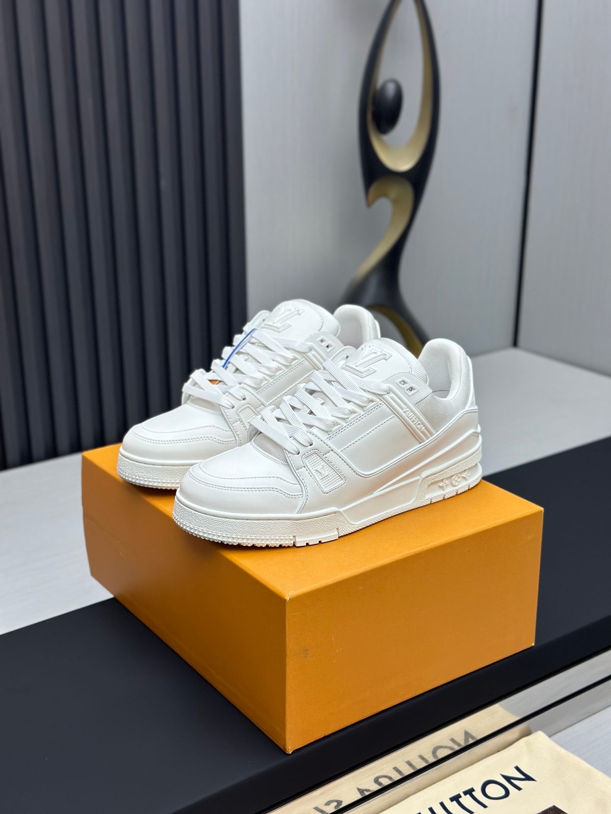 Louis Vuitton LV Trainer White Sneakers