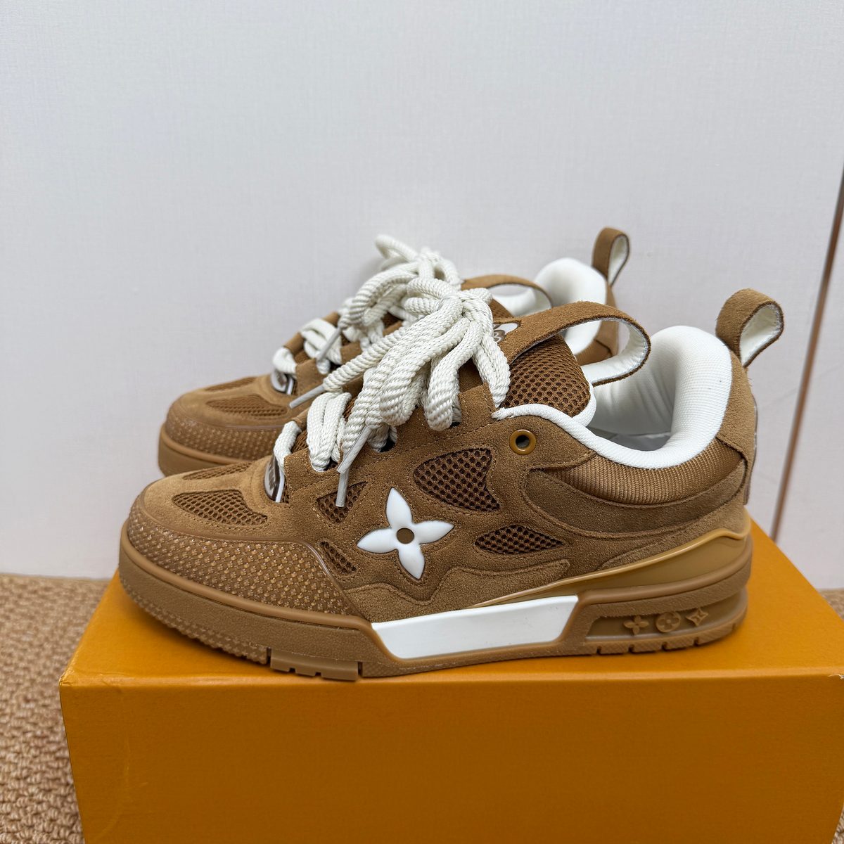 Louis Vuitton Monogram Canvas High-Top Sneakers