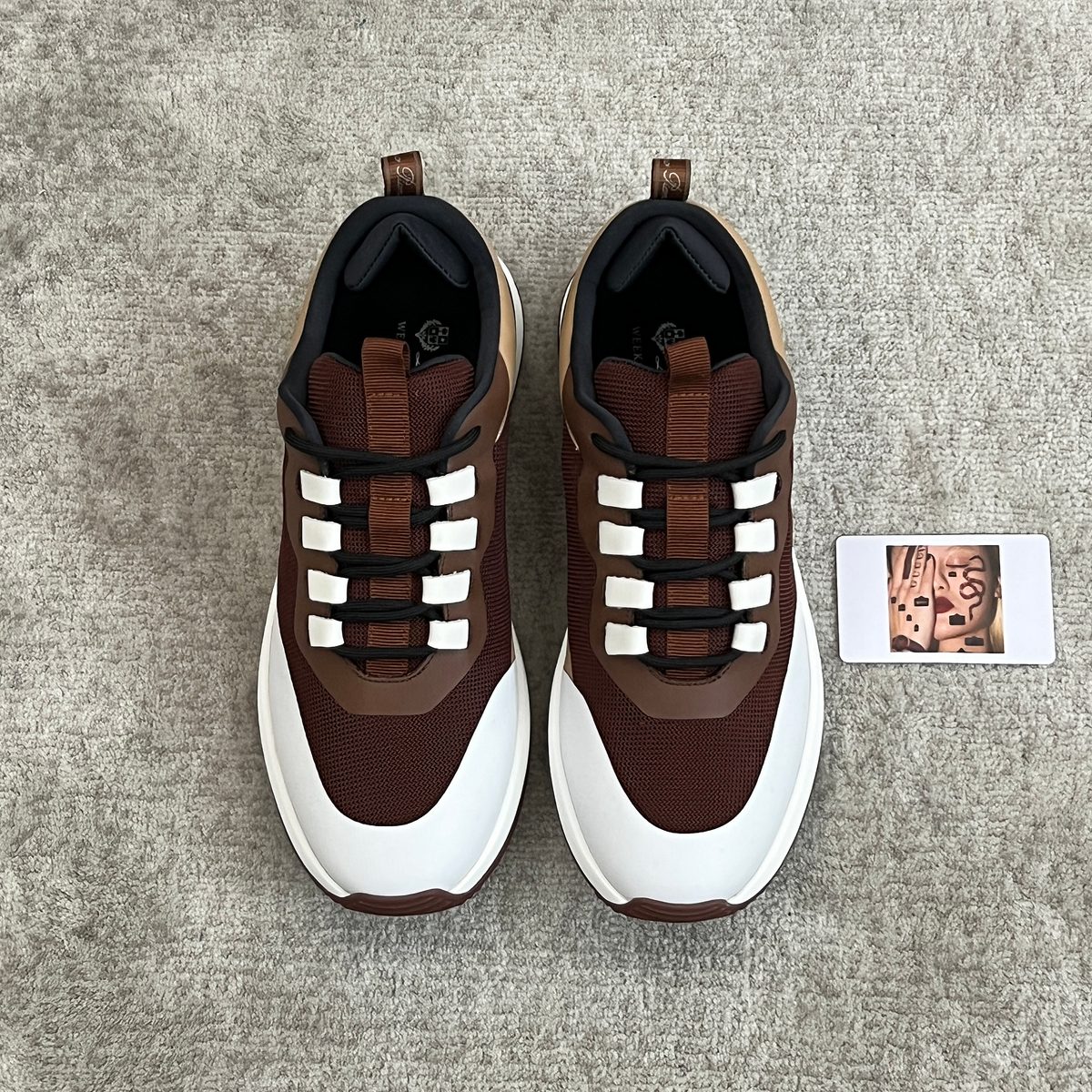 Men's Colorblock Mesh Lace-Up Sneakers