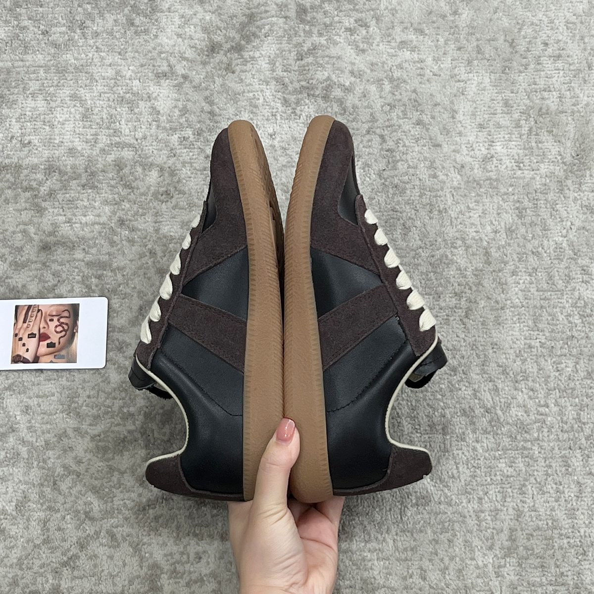 Veja Leather Colorblock Low-Top Sneakers