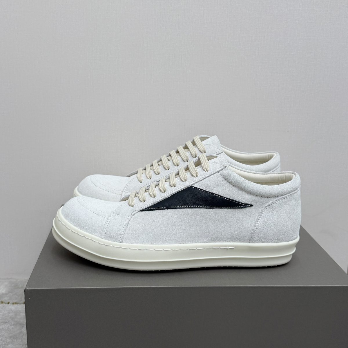 Modern Suede Mid-Top Sneaker with Contrast Stripe
