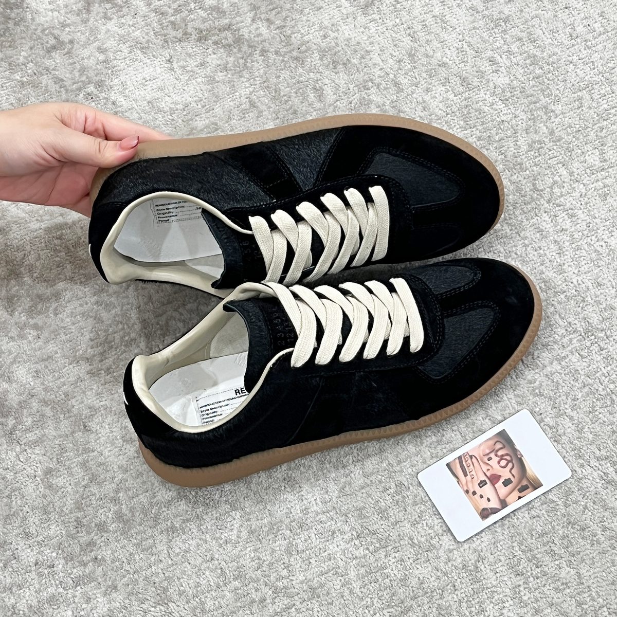 Maison Margiela Replica Pony Hair Sneakers