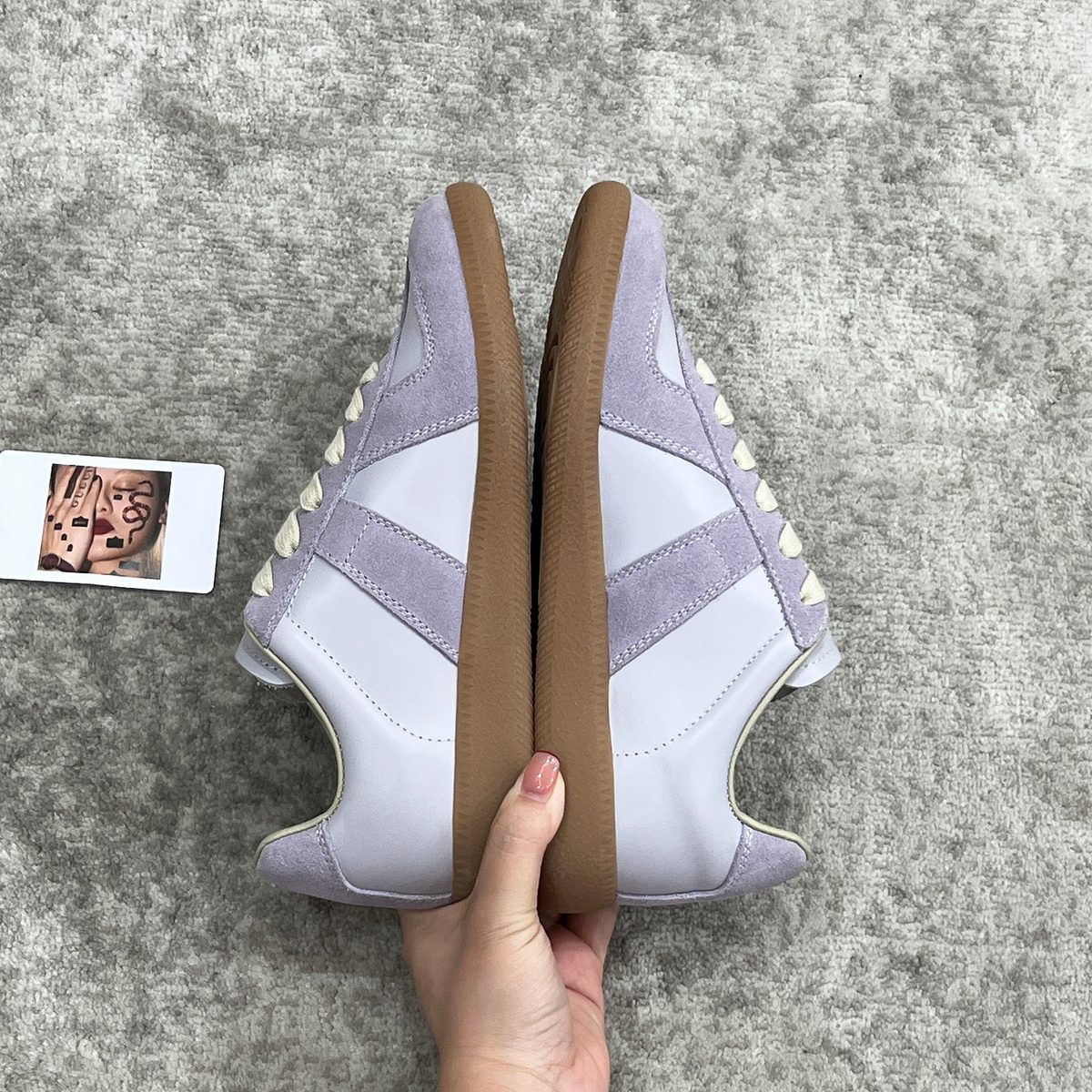 Maison Margiela Replica Leather Suede Sneakers
