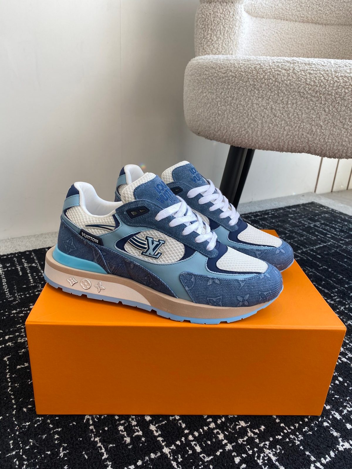 Louis Vuitton Monogram Denim Sneakers