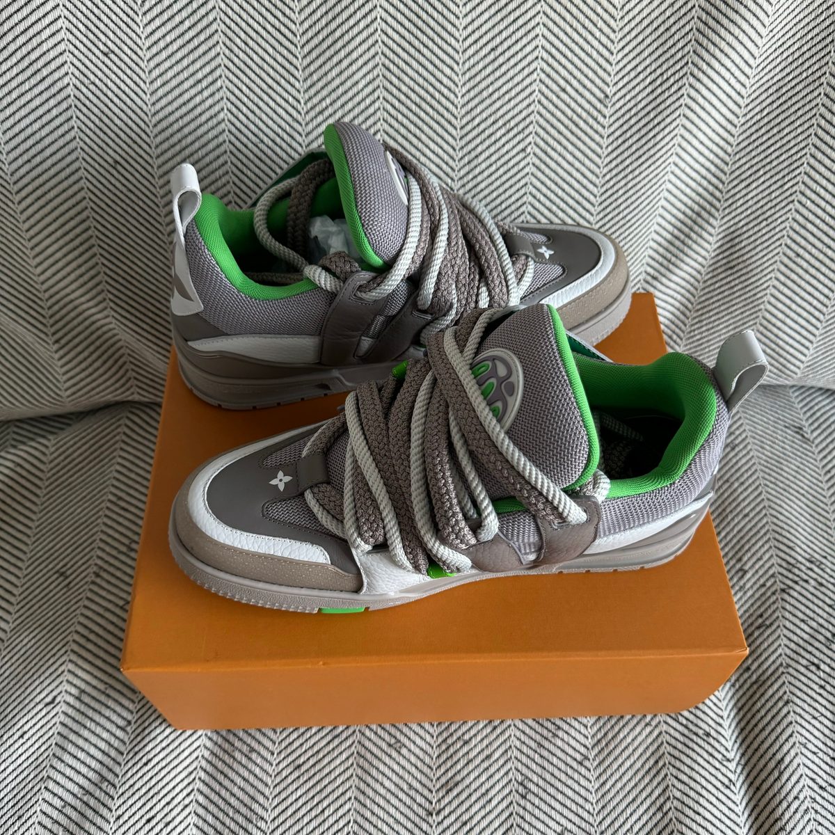 Louis Vuitton Monogram High-Top Sneakers