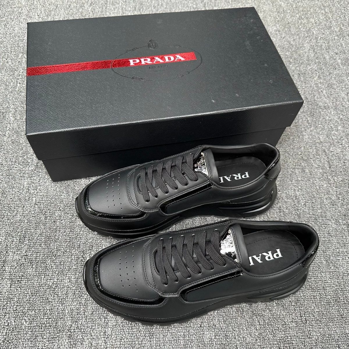 Prada Sport Low Top Sneaker Black